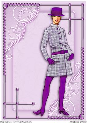Flirty Frocks in Mauve A4