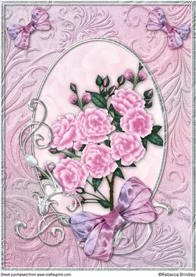 Pink Opalescent Bouquet A4