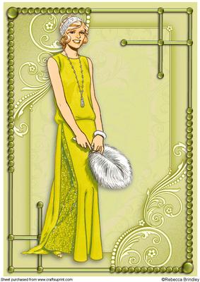 Flirty Frocks in Mustard A4
