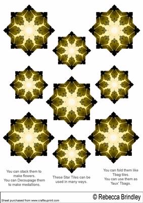 The Fairy Collection - Sunset Star Tiles