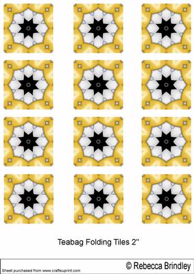 The Little Blue Christmas Penguin Teabag Tiles V1