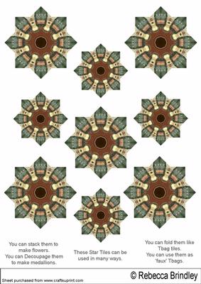 Grandma's Cottage Star Tiles