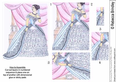 Victorian Lady Pyramid
