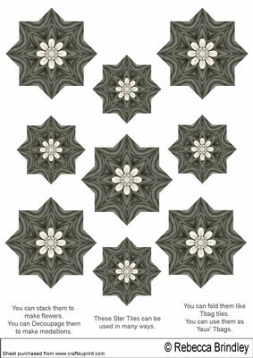 Oh Christmas Tree Star Tiles