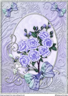Lavender Opalescent Bouquet A4