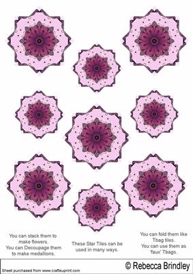 The Fairy Collection - Blush Star Tiles