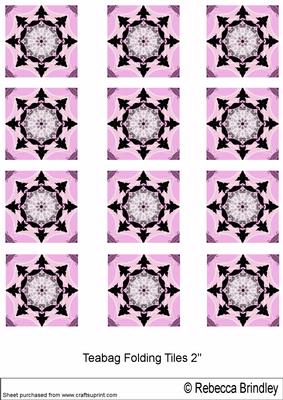 The Fairy Collection - Blush Teabag Tiles V1