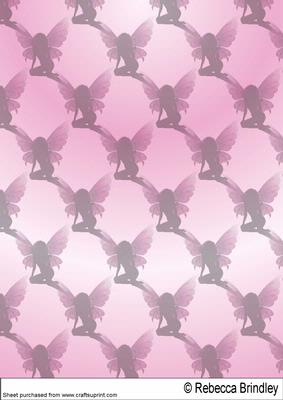 The Fairy Collection - Blush Backing Sheet 1