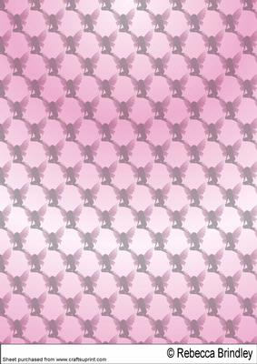 The Fairy Collection - Blush Backing Sheet 2