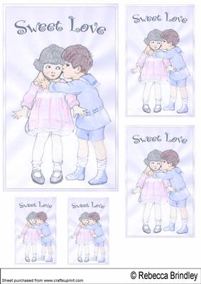 Sweet Love Toppers Sheet