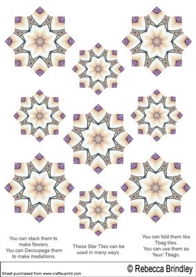 Morning Rose Star Tiles