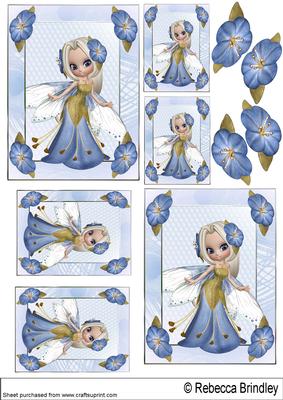 Flower Fae Bluebelle Toppers