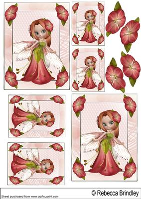 Flower Fae Rosey Toppers