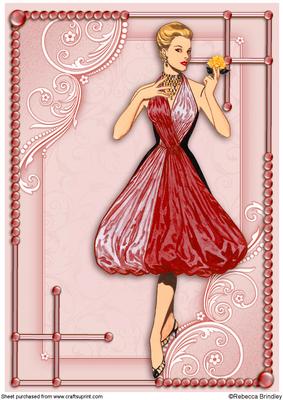 Flirty Frocks in Red A4