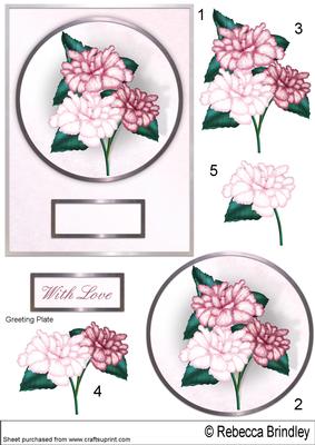 Elegant Corsage Decoupage