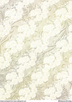 Yellow Opalescent Bouquet Backing Paper 2