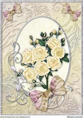 Yellow Opalescent Bouquet A4