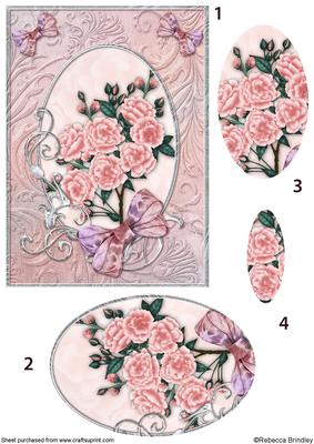 Blush Opalescent Bouquet Pyramid