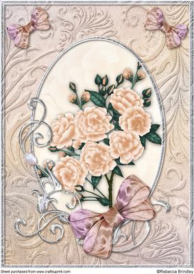 Peach Opalescent Bouquet A4