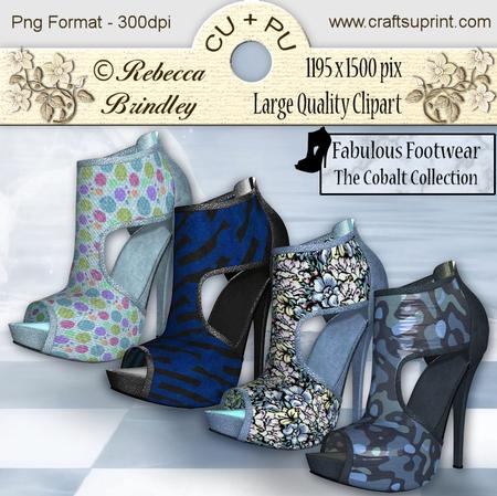 Fabulous Footwear - the Cobalt Collection