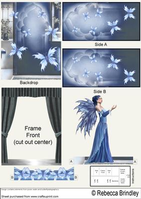 Midnight Fantasy Fae Theatre Card