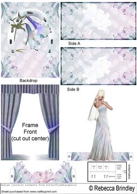 Blonde Wedding Belle Theatre Card