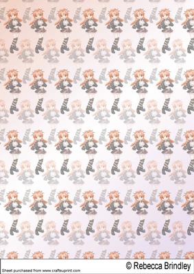 Tangerine Dream Backing Paper 1