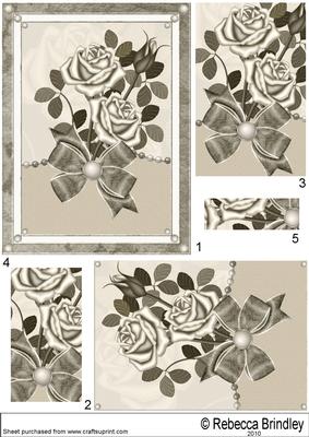 Sepia Roses Pyramid