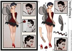 Bad Girl Fae Decoupage