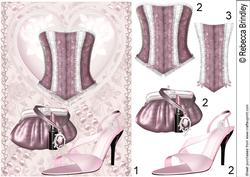 Party Night in Pink Decoupage