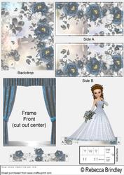 Bride Bower in Pale Blue Theatre Card