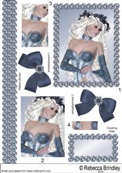 Blue Diamond Pyramid Topper
