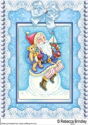 Snowy Santa A4