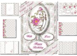 Briar Rose Gatefold Pyramid Card Kit