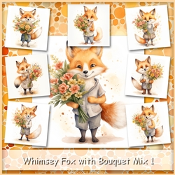Whimsey Fox with Bouquet Mix 1
