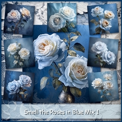 Smell the Roses in Blue Mix 1