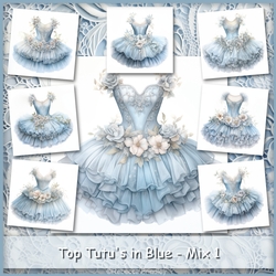 Top Tutus in Blue - Mix 1