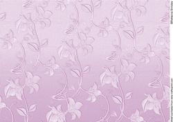 Delicate Embossed Silk Floral Paper - Pink