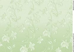 Delicate Embossed Silk Floral Paper - Spearmint