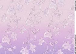 Delicate Embossed Silk Floral Paper - Raspberry and Mauve