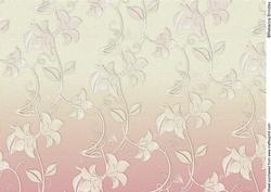 Delicate Embossed Silk Floral Paper - Strawberries and Cream