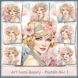 Art Deco Beauty - Pastels Mix 1