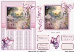 Graceful Gardens in Pink - Design 07