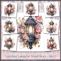 Luscious Lamps in Steel Grey - Mix 1