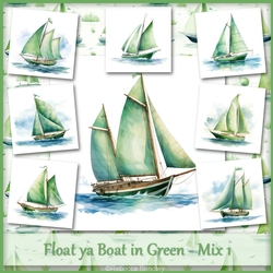Float ya Boat in Green - Mix 1