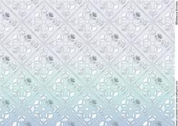Delicate Embossed Silk Lattice Papers - Beautiful Blues