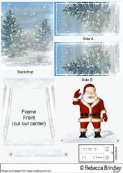 Jolly Santa Theatre Card