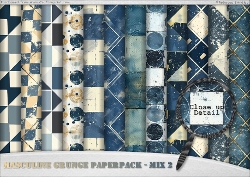 Masculine Grunge Paperpack - Mix 2