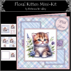 Floral Kitten Mini-Kit
