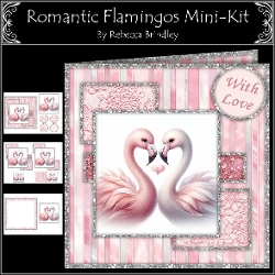 Romantic Flamingos Mini-Kit